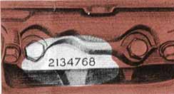 55 Buick Engine number